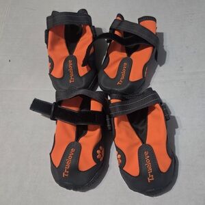 Orange and Black Dog Boots